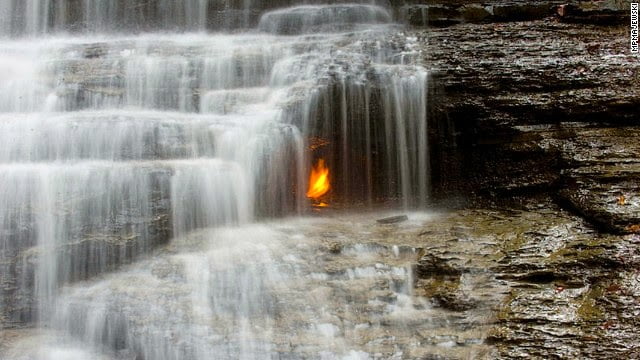 Eternal Flame Falls, Orchard Park, New York History, Story & Information in Hindi 