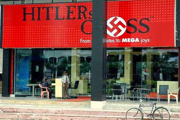 Cross Cafe, Mumbai - Decor inspired by Nazi propaganda