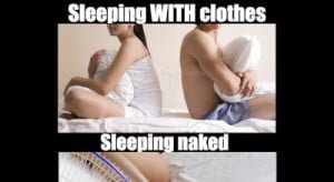 Health benefits of sleeping naked in Hindi