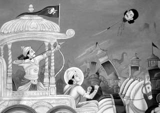 Cheating & Deception by Shri Krishna in Mahabharat Yuddha: Hindi Mythological Story, Kahani, 