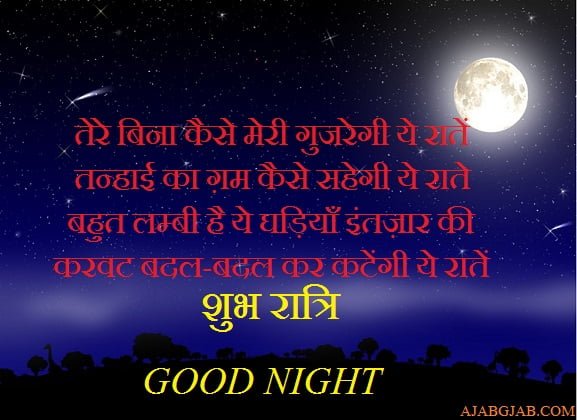Good Night Wishes in Hindi 