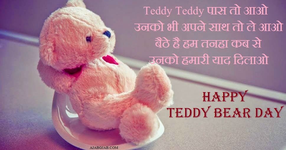 Teddy Bear Day Wishes In Hindi