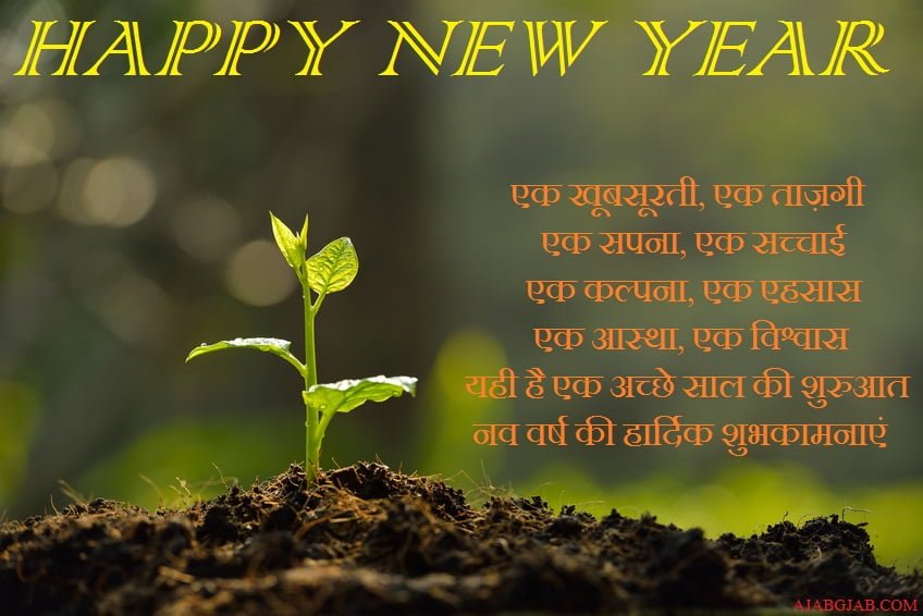 Happy New Year Hindi Pictures For Greeting