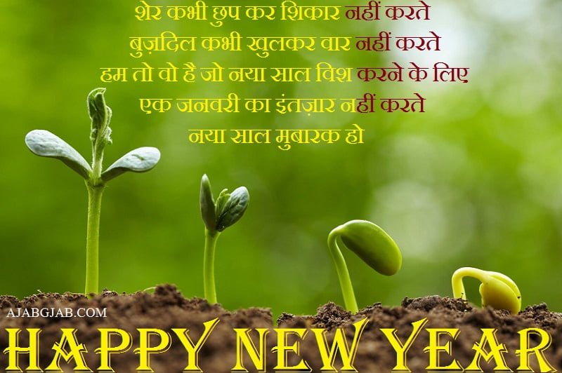 New Year Shayari In Hindi