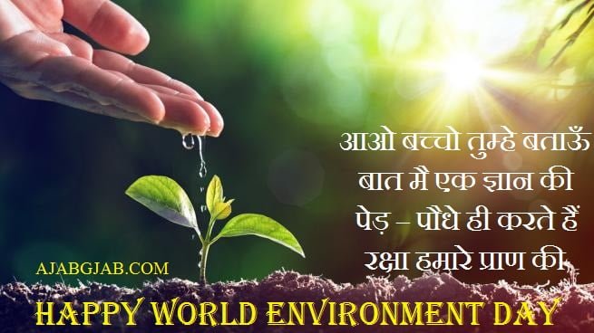 Environment Day Messages In Hindi