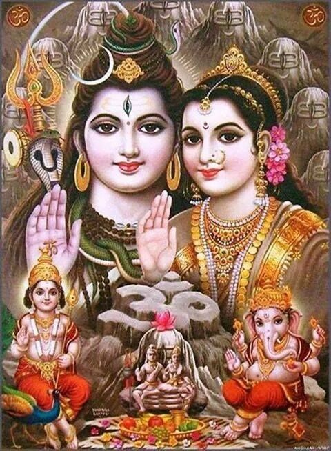 Shiv Parivar Hd Photos For WhatsApp