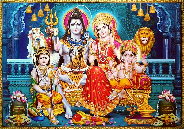 Shiv Parivar Hd Wallpaper For Desktop