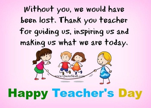 Happy Teachers Day Cards For Kids