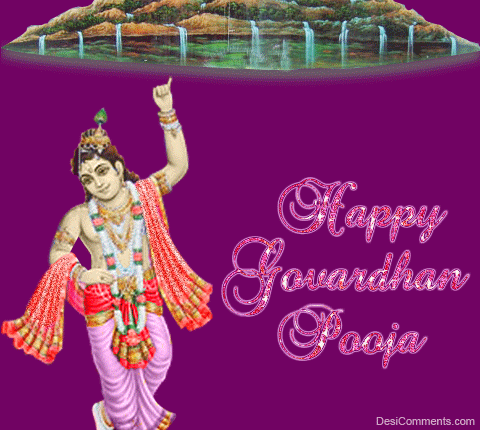 Happy Govardhan Puja Gif Images