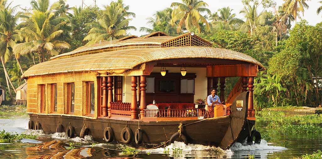 Boathouse in Alleppey 