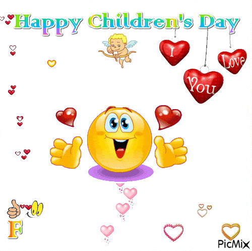 Happy Children's Day Gif Greetings