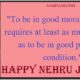 Nehru Jayanti Status In English