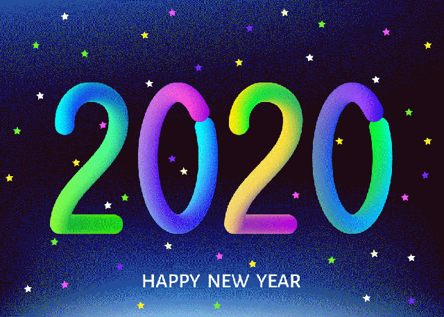 Happy New Year 2020 Gif Wallpaper