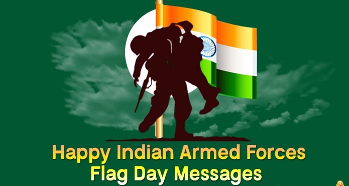Indian Armed Forces Flag Day Messages