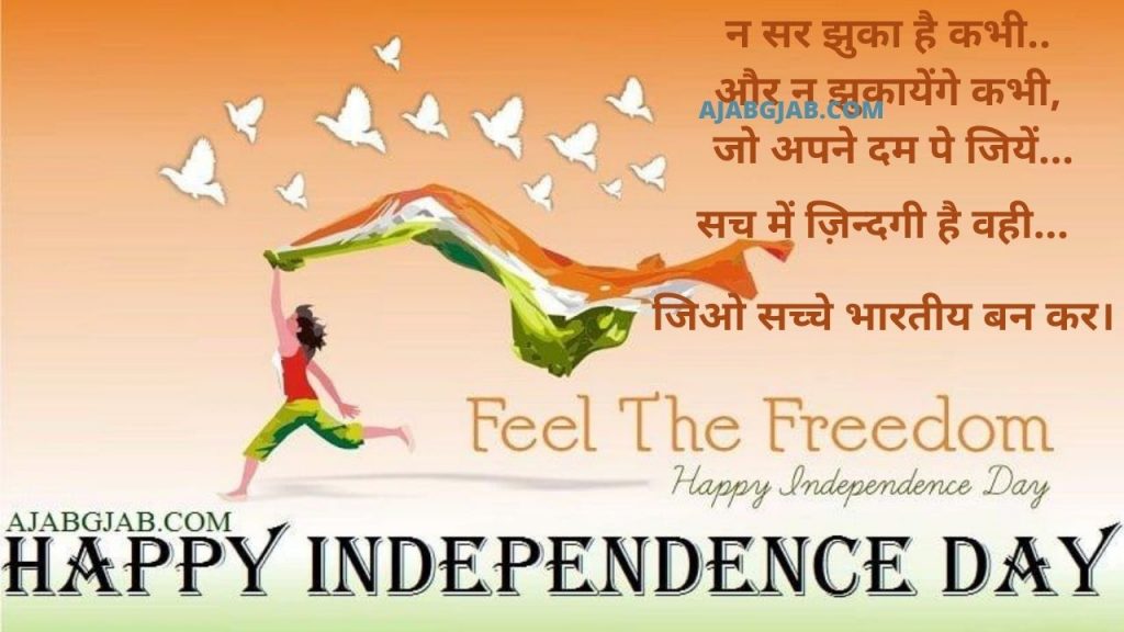 Independence Day Status In Hindi